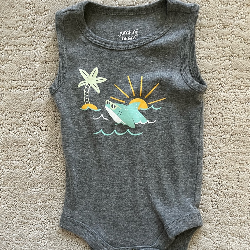 Jumping beans tank top onesie